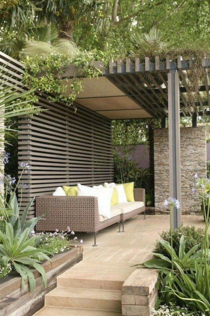 moderné pergola, záhradný dizajn