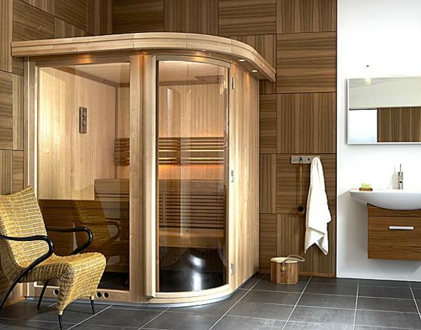 moderno-sauna-com-vidro da frente