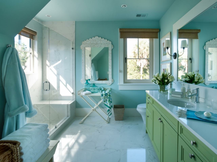 moderne drømme bad-design-blå-interiør