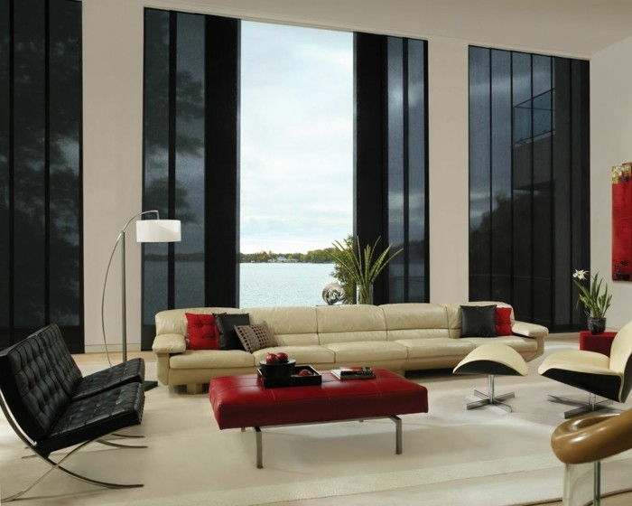 Moderné Záclony-Fensterdeko-for-obývačky
