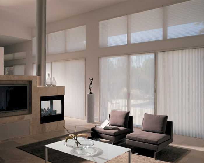 moderná obývacia izba lamely-moderný design-s-krbom