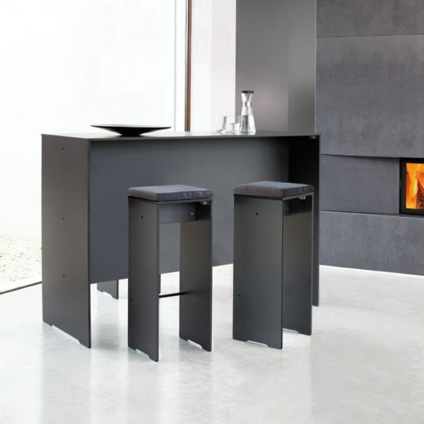 modern - Bar tafel-met-twee-stoelen-ontwerpidee