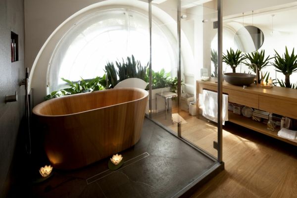 Modern-banyo-ile-küvet-odun-fikri-by-Design