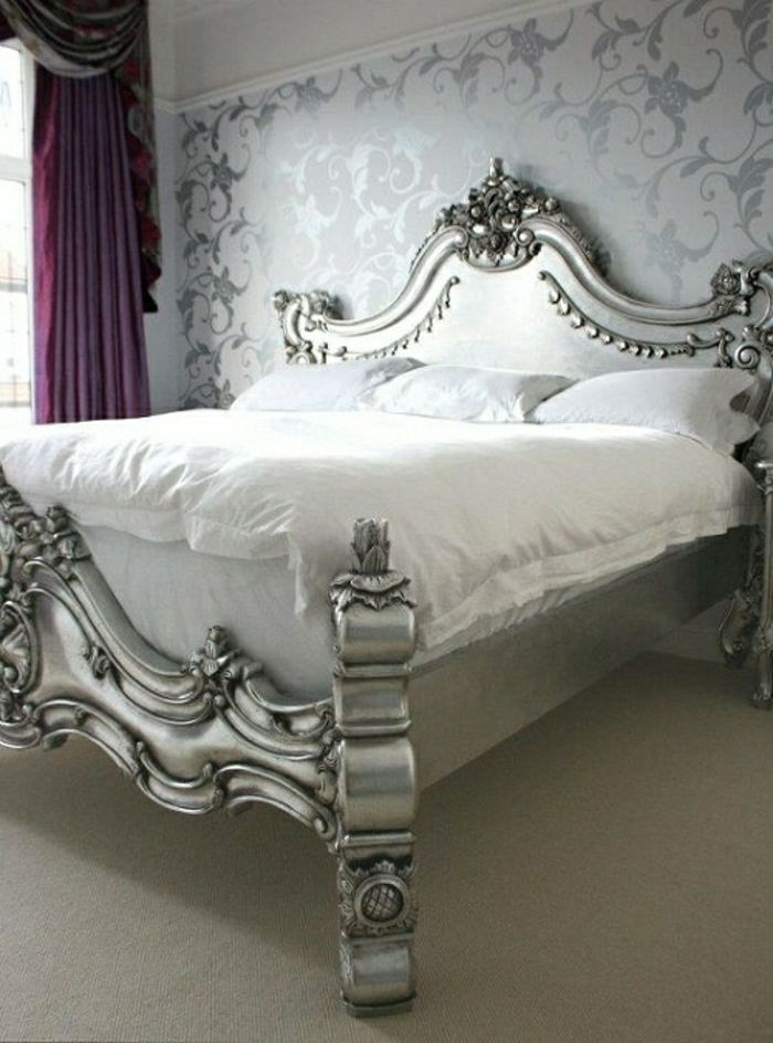 modern baroc argintiu interior