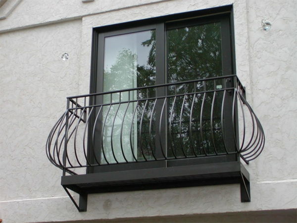 moderne de balustradă-de-o-balcon din oțel