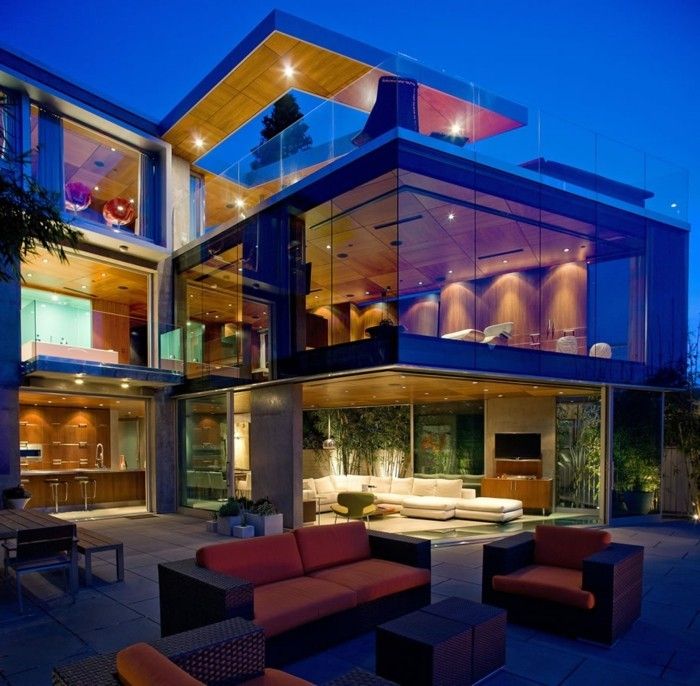 moderne arkitekt hus-gang-house modell-til-multi etasjer