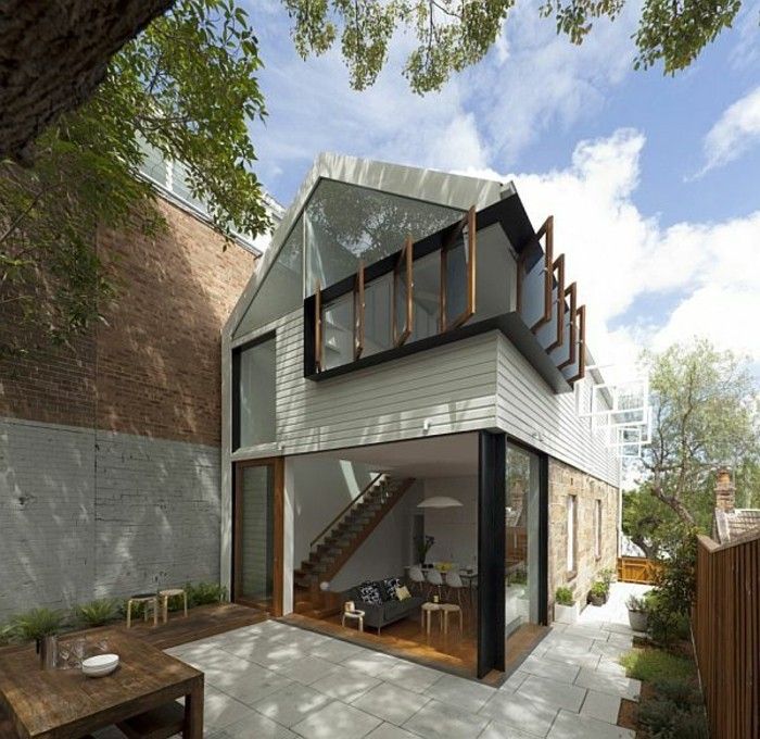 moderne arkitekt hus-veldig-god-modell-i-hvitt