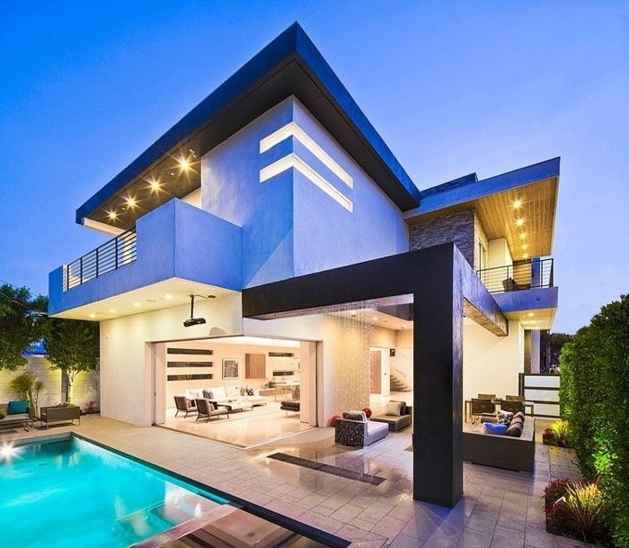 Modern-mimar ev Benzersiz-modern tasarım