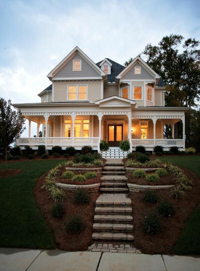 Modern-mimar ev-güzel-tasarım-çekici Merdiven