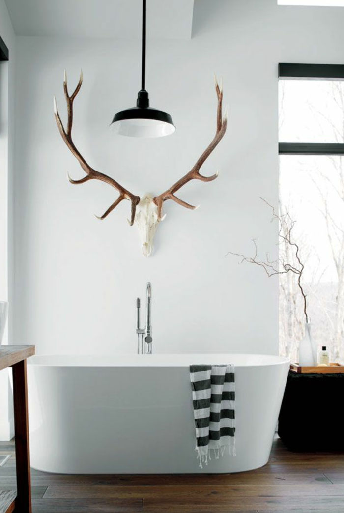 Moderné-bad-rustikálnom stenové konštrukcie kúpeľ-originálne-Kúpeľňové dizajnové-nápady