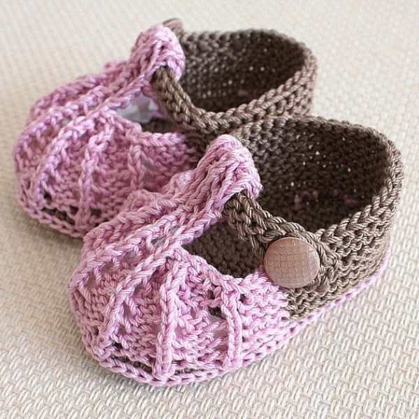 moderno-design-in-pink-fantástico-baby sapatos-com-super-bela-design-crochet-grande-práticos-ideas