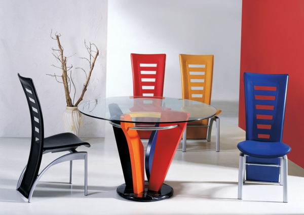 rece-colorat-scaune moderne-sufragerie-