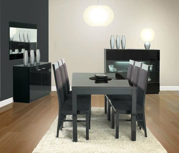 piese moderne-sufragerie-negru-mobilier