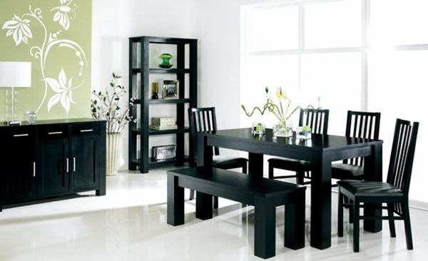 moderne-sufragerie-frumos-negru-mobilier