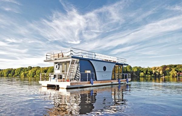 Houseboat moderna arhitektura koča