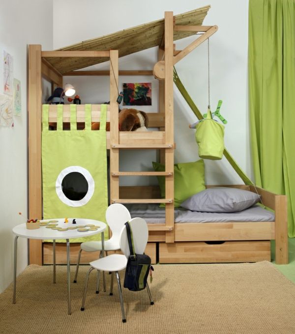 modernus ir super puikus-dviaukštė lova-etagnebett-in-darželio įsteigimo idėjų projektavimo