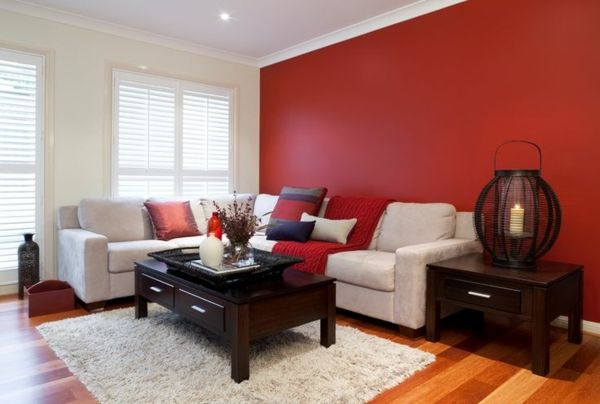modern-oturma-oda-tasarım-oturma-oda-mobilya-fikirler-oturma odası-modern-duvar-tasarım Kırmızı duvar