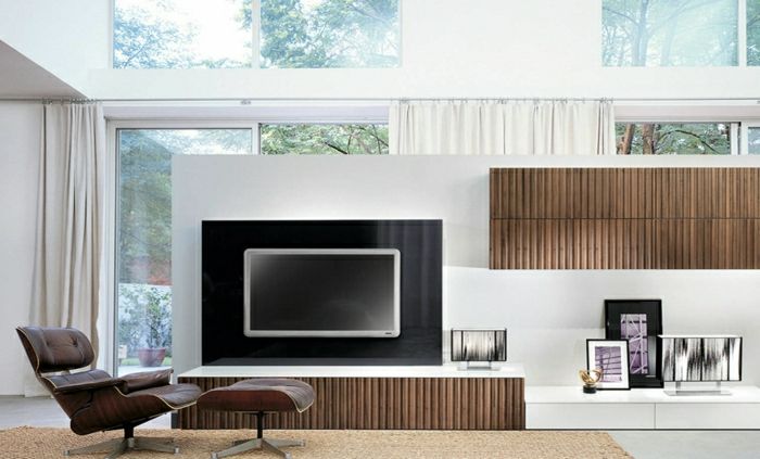 moderne - living-perete de design-TV de perete cu panouri de perete