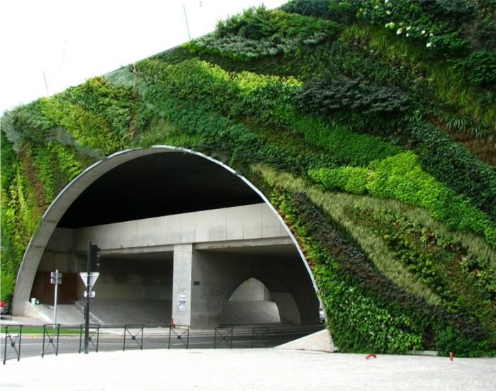 Moss brukes også til beautification av infrastrukturen