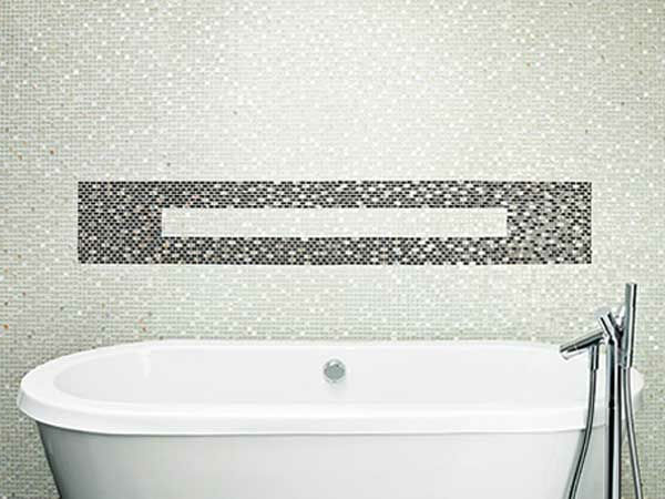 mozaikos idėjos vonios modernus dizainas