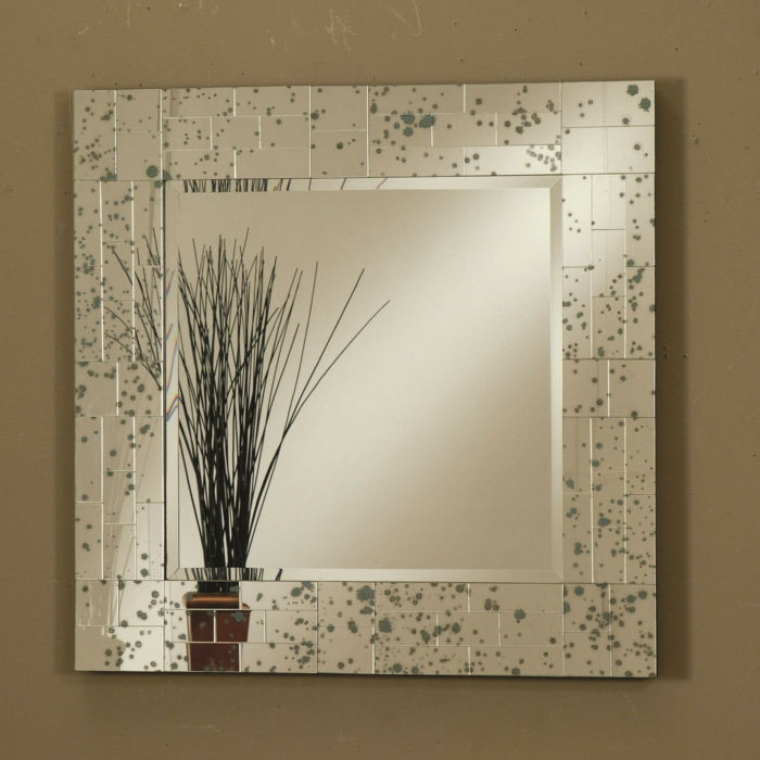 mosaikk speil-kvadrat-utforming
