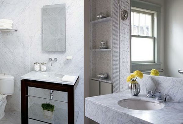 mozaikos plytelės-vonios-baltos marmuro