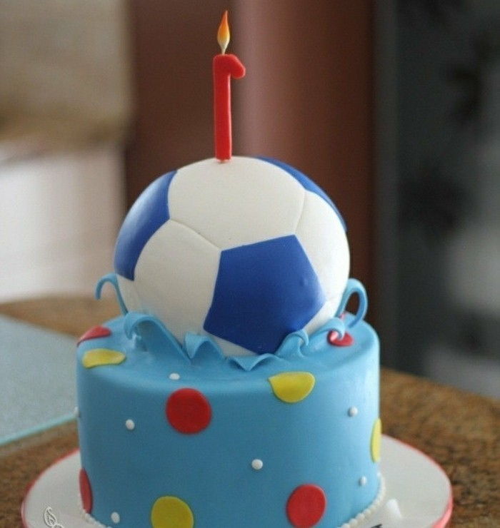 motiv pies-själv-gör fusball-pie-mini paj till första födelsedag