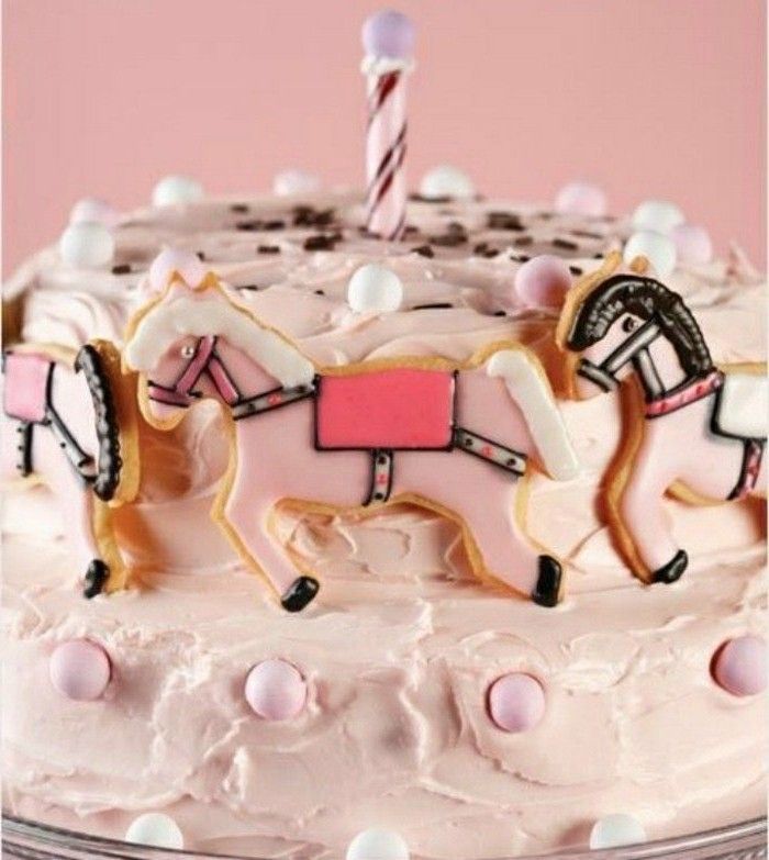 motív koláče-yourself tvorby kolotoč pre deti narodeninovú tortu-yourself-make