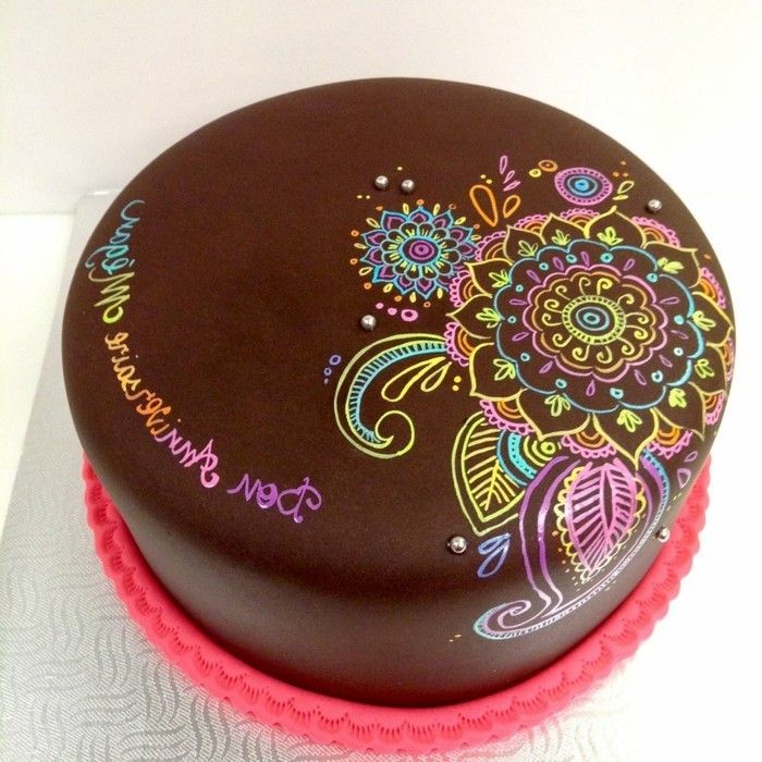 motív koláče-are-nádherné-and-chocolate henna motív koláče-yourself-robiť to sami