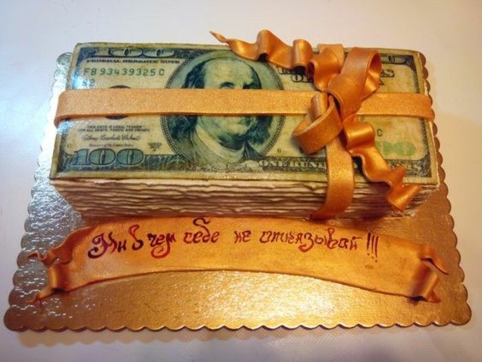 motív koláče-yourself-make-pra-motivačný koláč peňazí dolárov pie-for-zukunftige-milionár