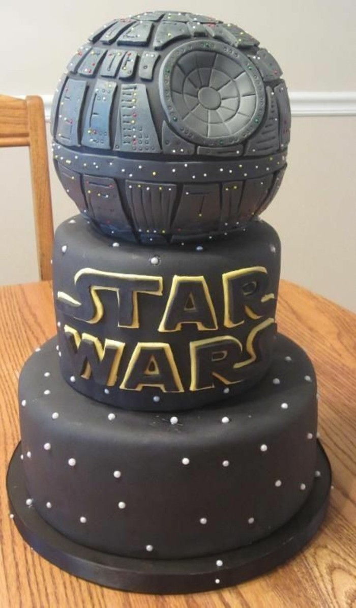 motyvas pyragai-sau-kad-didysis-motyvacinį pyragas-Star Wars mega cool pyragas-už-True-gerbėjai