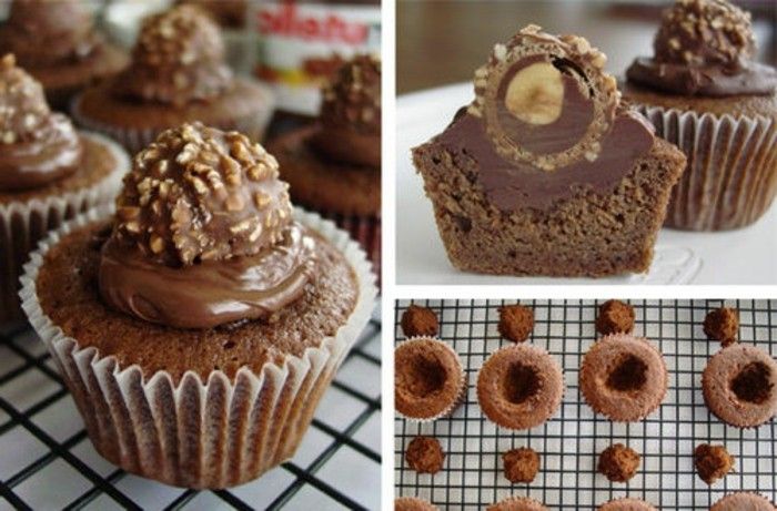 kolački-okrasitev-ideje-Ferrero-kolački-dekoriranje-čokolada