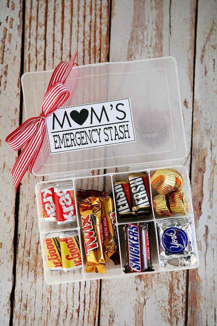 Mamas brådskande behov för barn irriterande henne - sötsaker