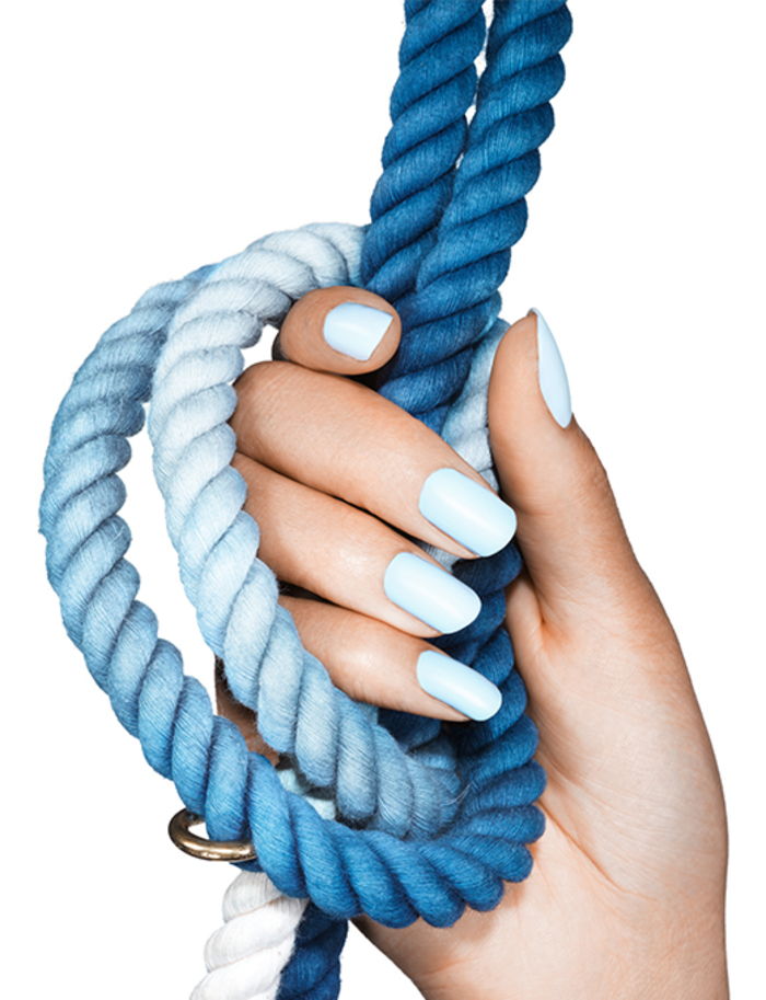 albastru de unghii albastru, unghii frumoase, idei de vară pentru manichiură