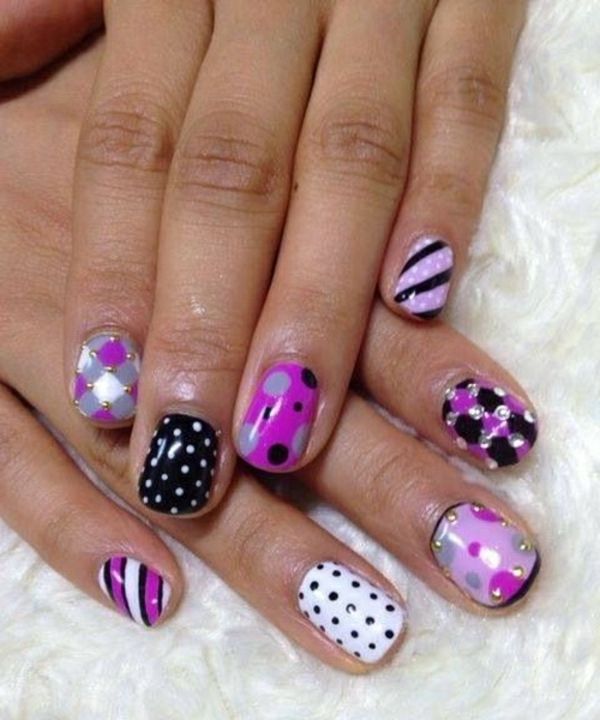 Nail Design-for-våren-søt-spots