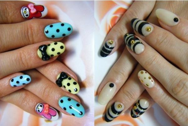 Nail Design-for-våren-helt-fargerike-fargevalg