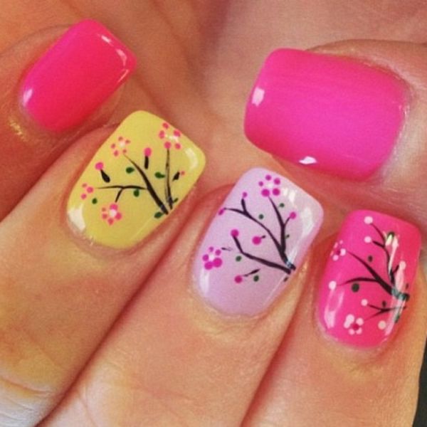 Nail Design-for-vår-shabby-chic