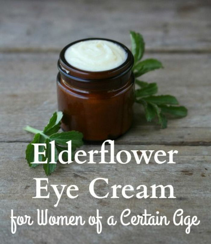 Elderflower očný krém pre ženy pokročilého veku, aby sa zabránilo vráskam