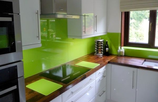 nieuwe keuken-ideeën-green-and-modern