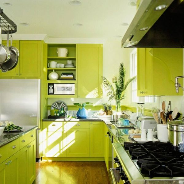nieuwe keuken-ideeën-model-in-groen