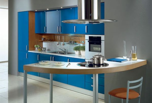 bucătărie nouă-idei-frumos-albastru-culoare