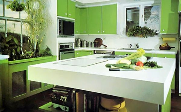 bucătărie nouă-idei frumoase culori combinație