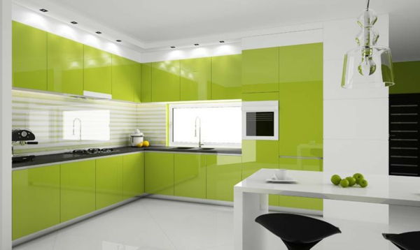 nieuwe keuken-ideeën-mooie-keuken-in-groen