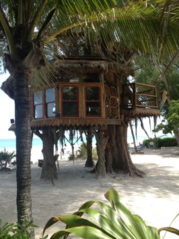 Dom vyrobené drevené-am-beach
