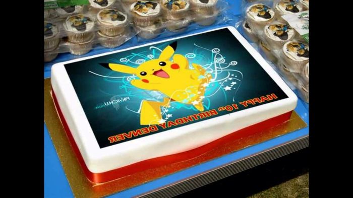 idéia para um bolo de pokemon olhando agradável - aqui é um pouco pokemon essência pikachu
