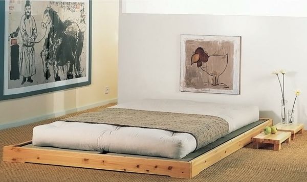 duvarda nordic-mobilya-İskandinav-yatak-tasarım-iki ilginç resimler