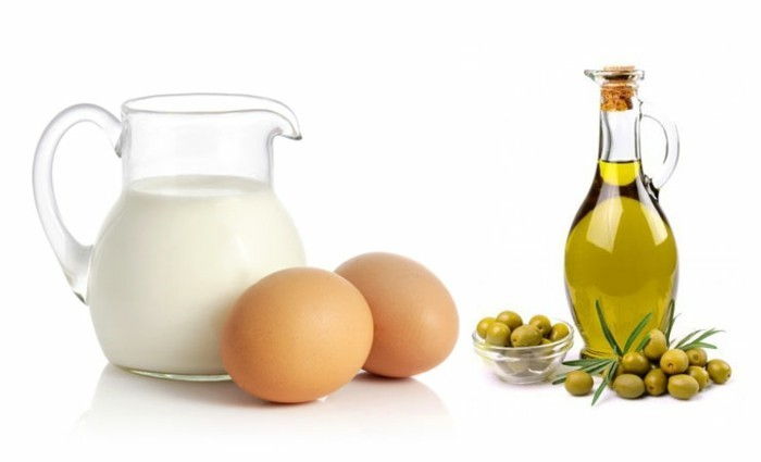 olivenoel-conditioner-met-eieren-en-melk-on-haaruitval