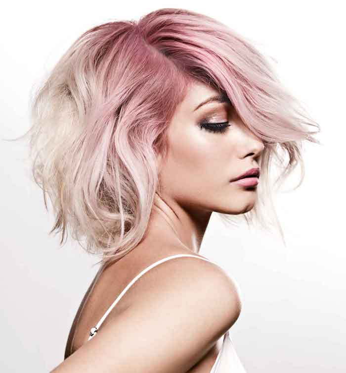 ombre păr scurt frumos părul păr blond roz fantezie idei de păr femei
