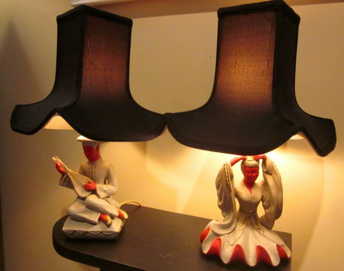 Oriental Lamp kinesisk modell figurer