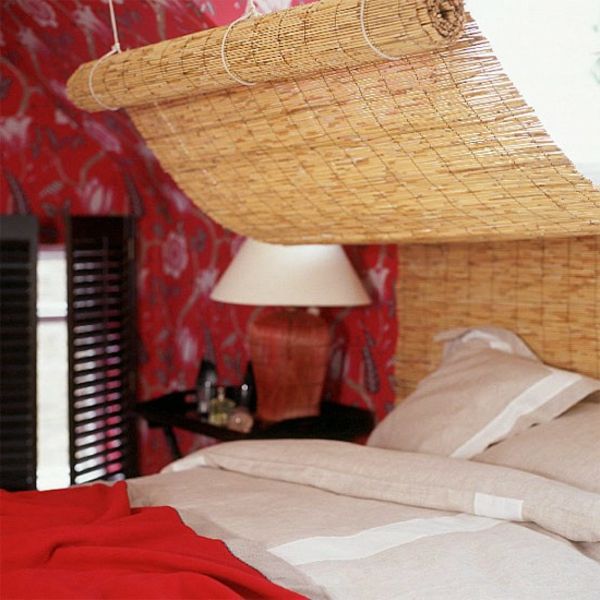 intressant sängmodell i sovrummet - orientalisk stil